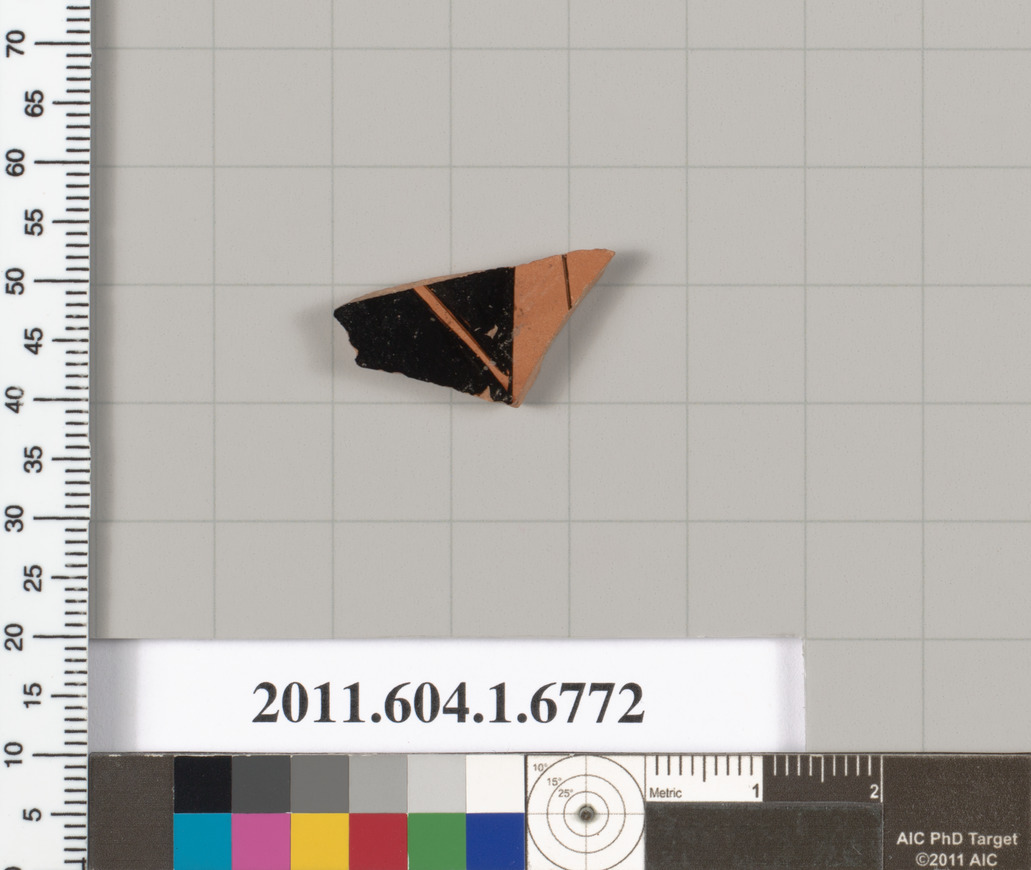 Terracotta fragment of a kylix (drinking cup)