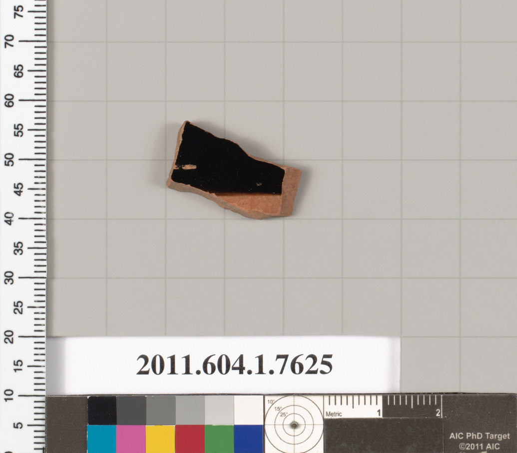 Terracotta fragment of a kylix (drinking cup)