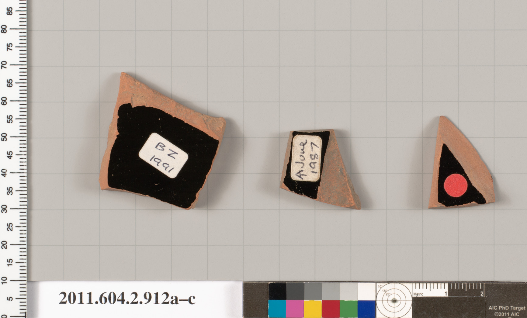 Terracotta fragments of bellkraters (bowls for mixing wine and water