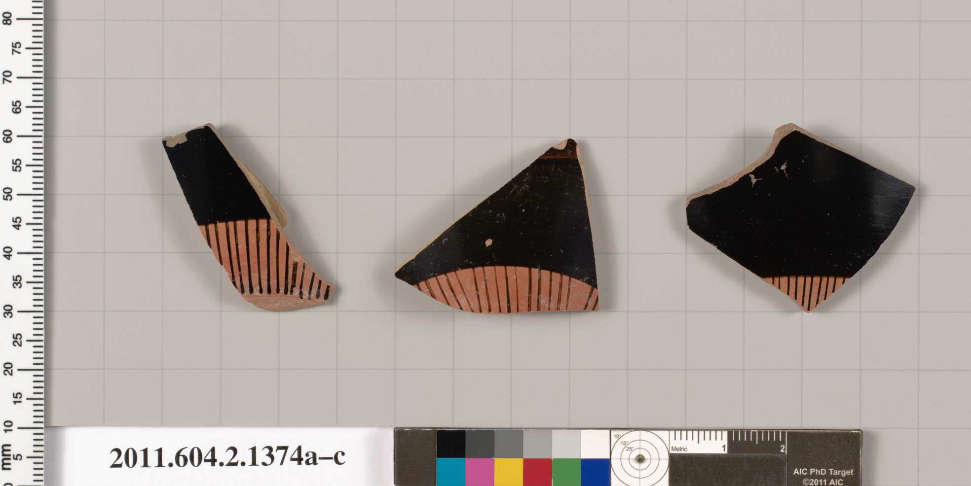 Terracotta Fragments Of Skyphoi (deep Drinking Cups) 