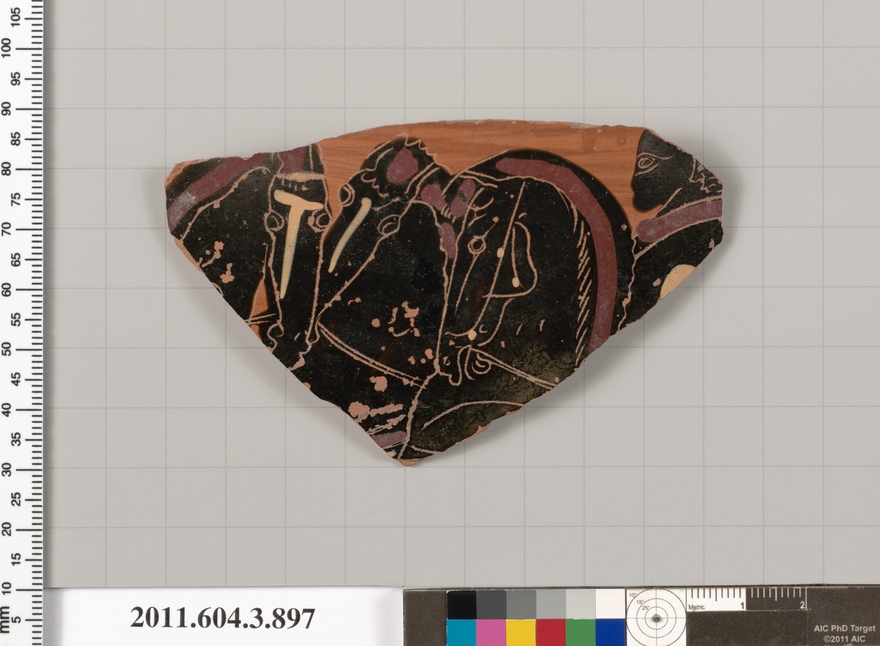 Terracotta Fragment Of A Lekythos (oil Flask) | Greek, Attic | Archaic ...