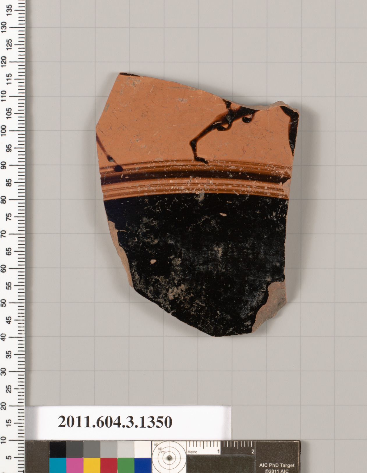 Terracotta fragment of a skyphos (deep drinking cup)