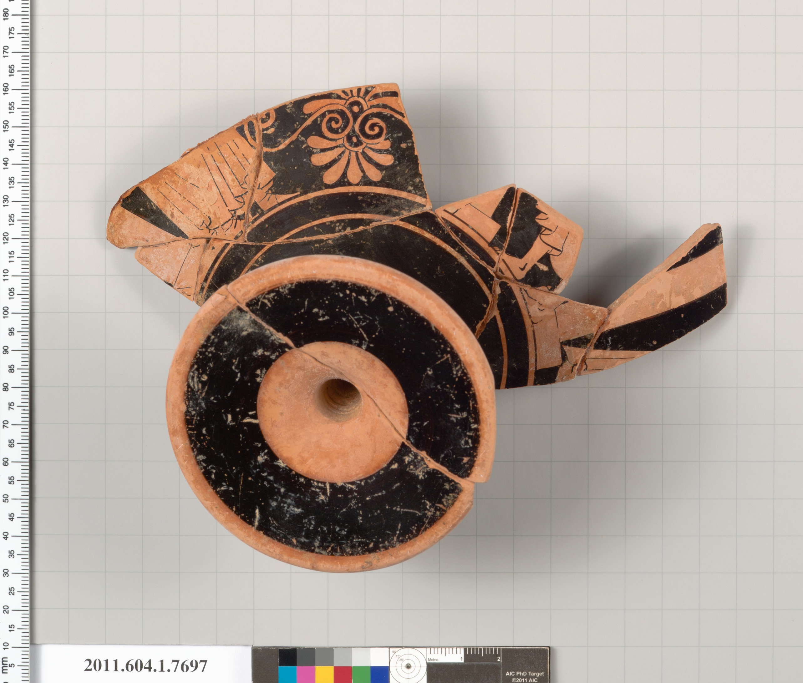 Terracotta Fragment Of A Kylix Drinking Cup Greek Attic Classical The Metropolitan