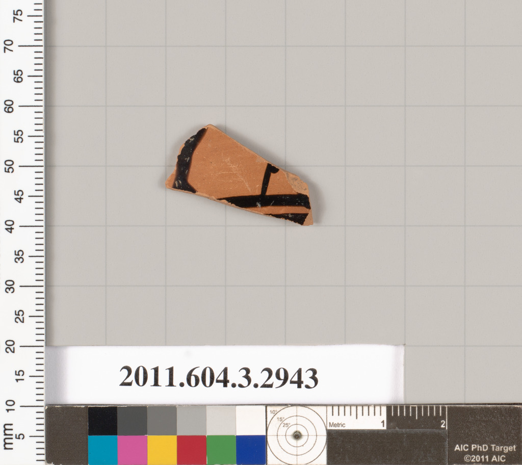 Terracotta fragment of a kylix (drinking cup)