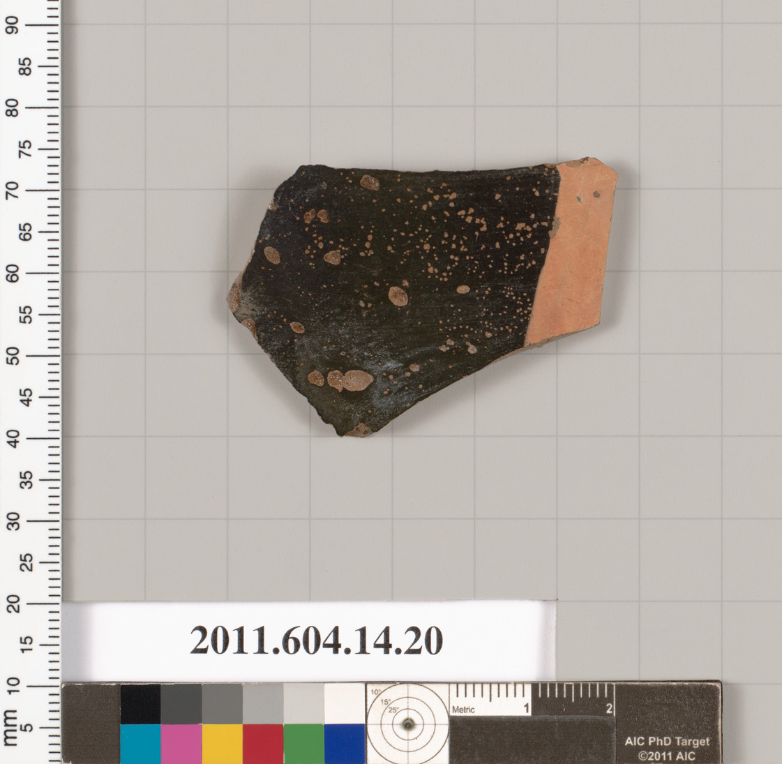Terracotta fragment of an undetermined closed shape
