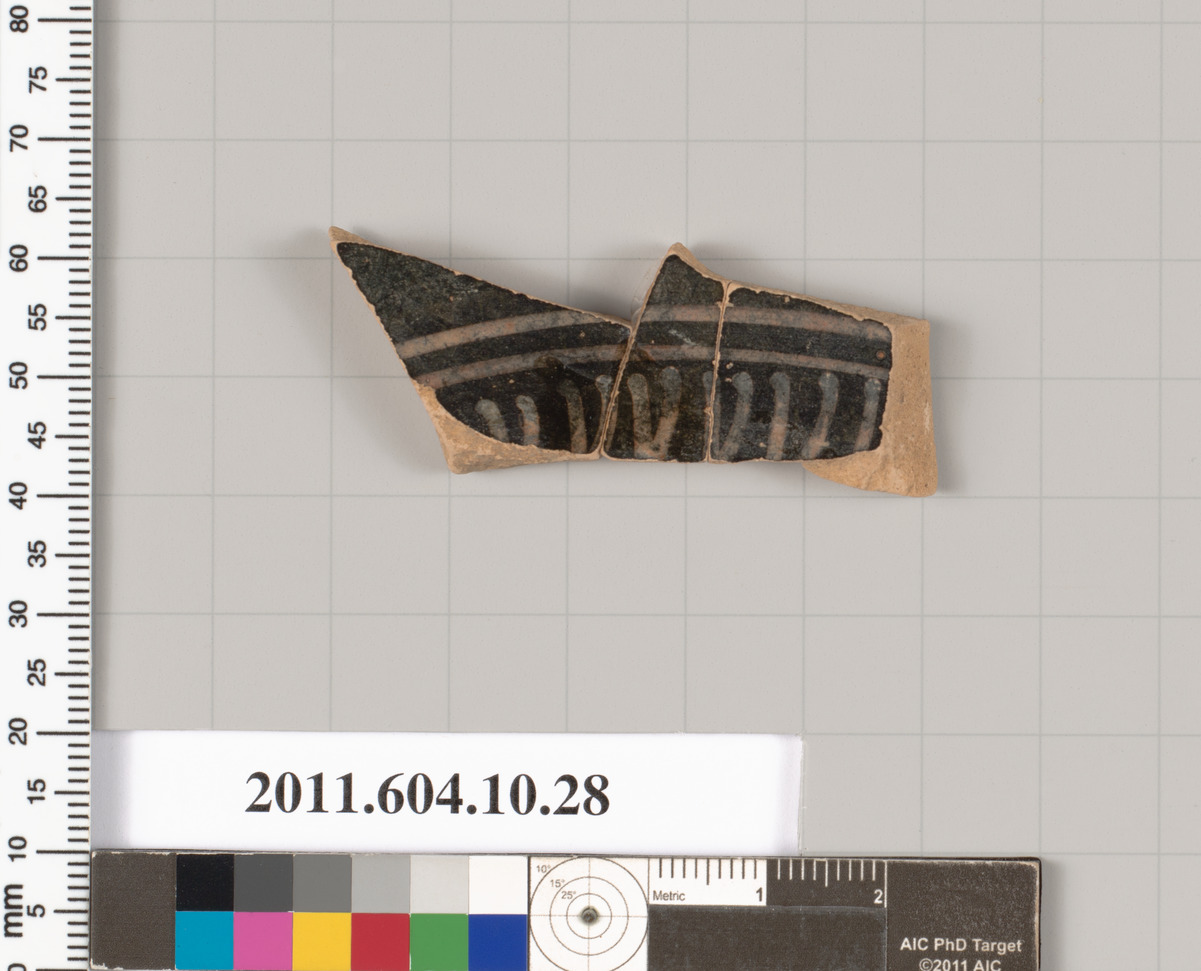 Terracotta fragment of a kylix (drinking cup)