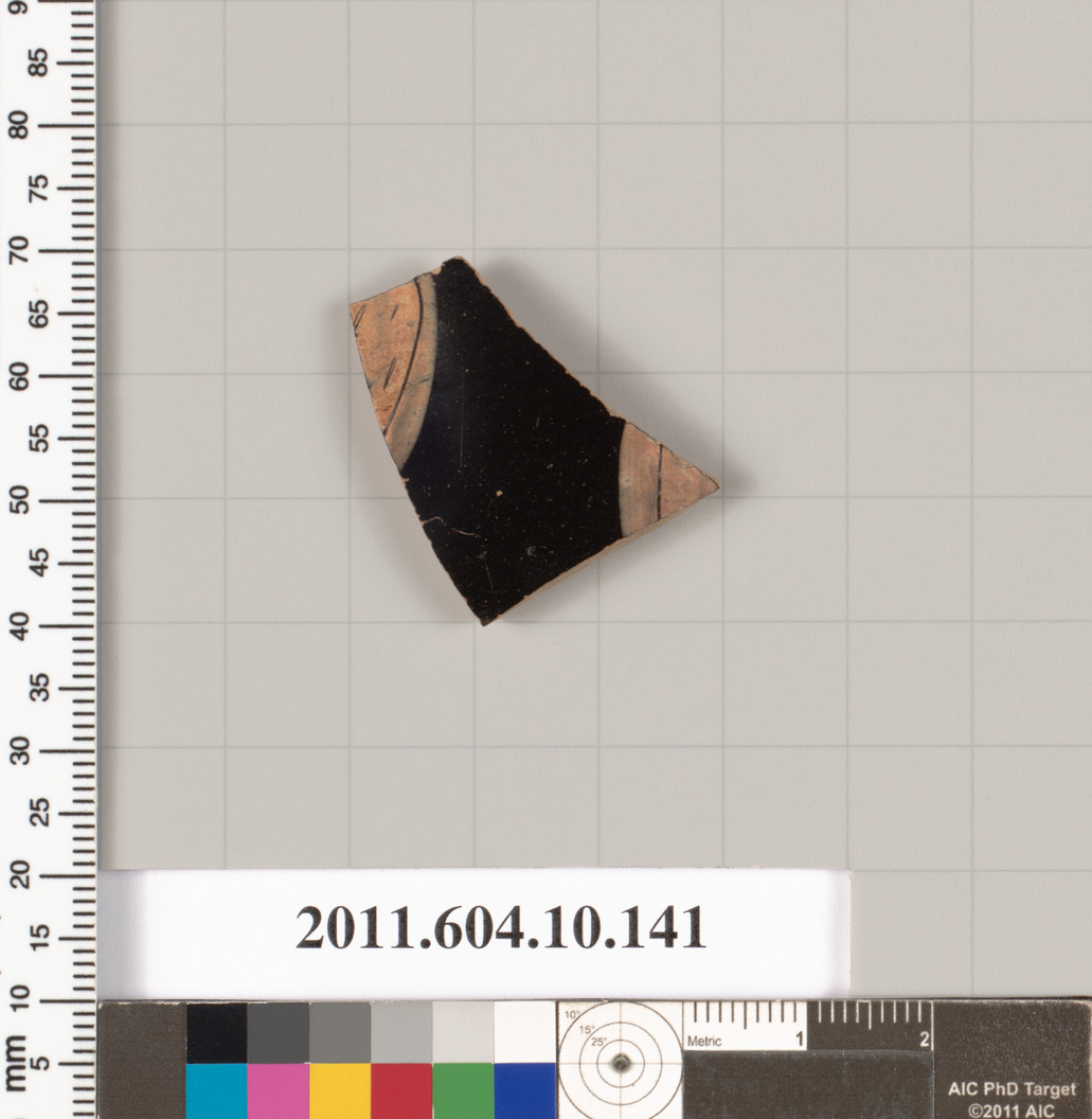 Terracotta fragment of a skyphos (deep drinking cup)