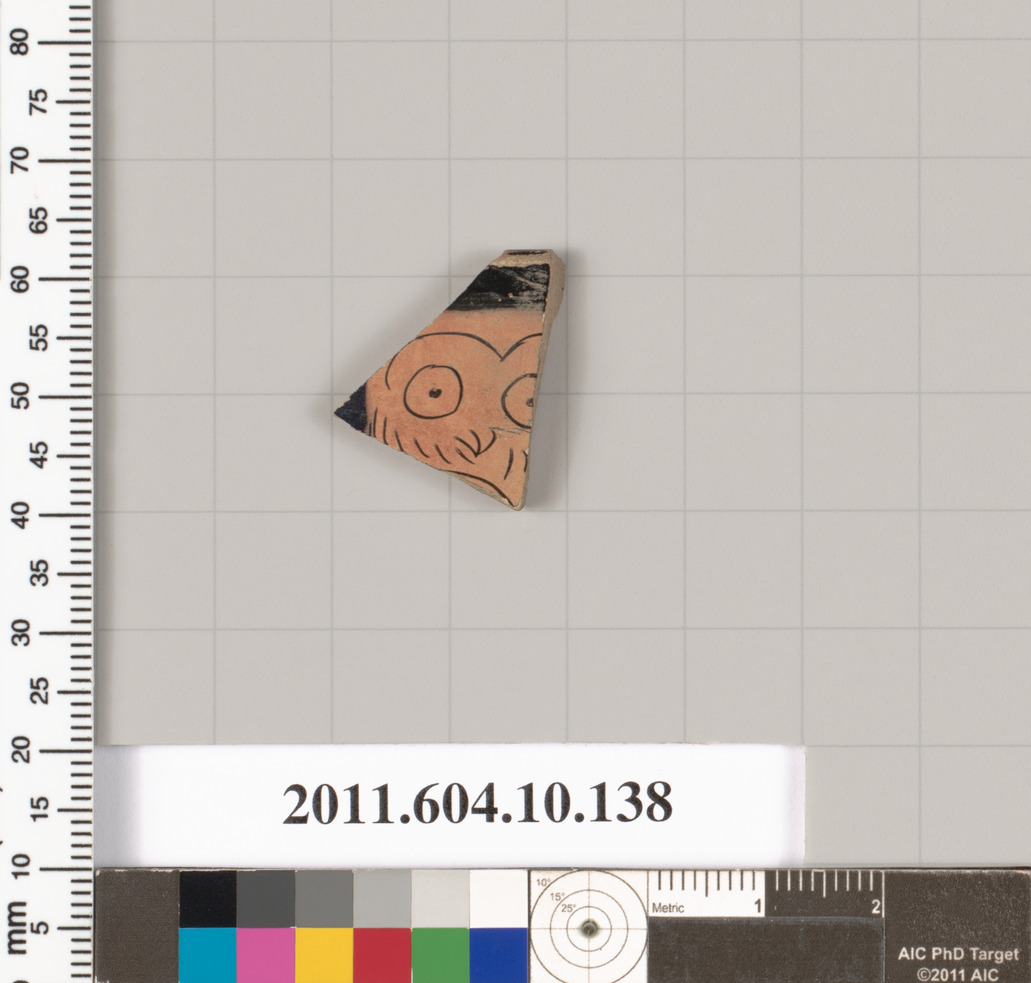 Terracotta fragment of a skyphos (deep drinking cup)