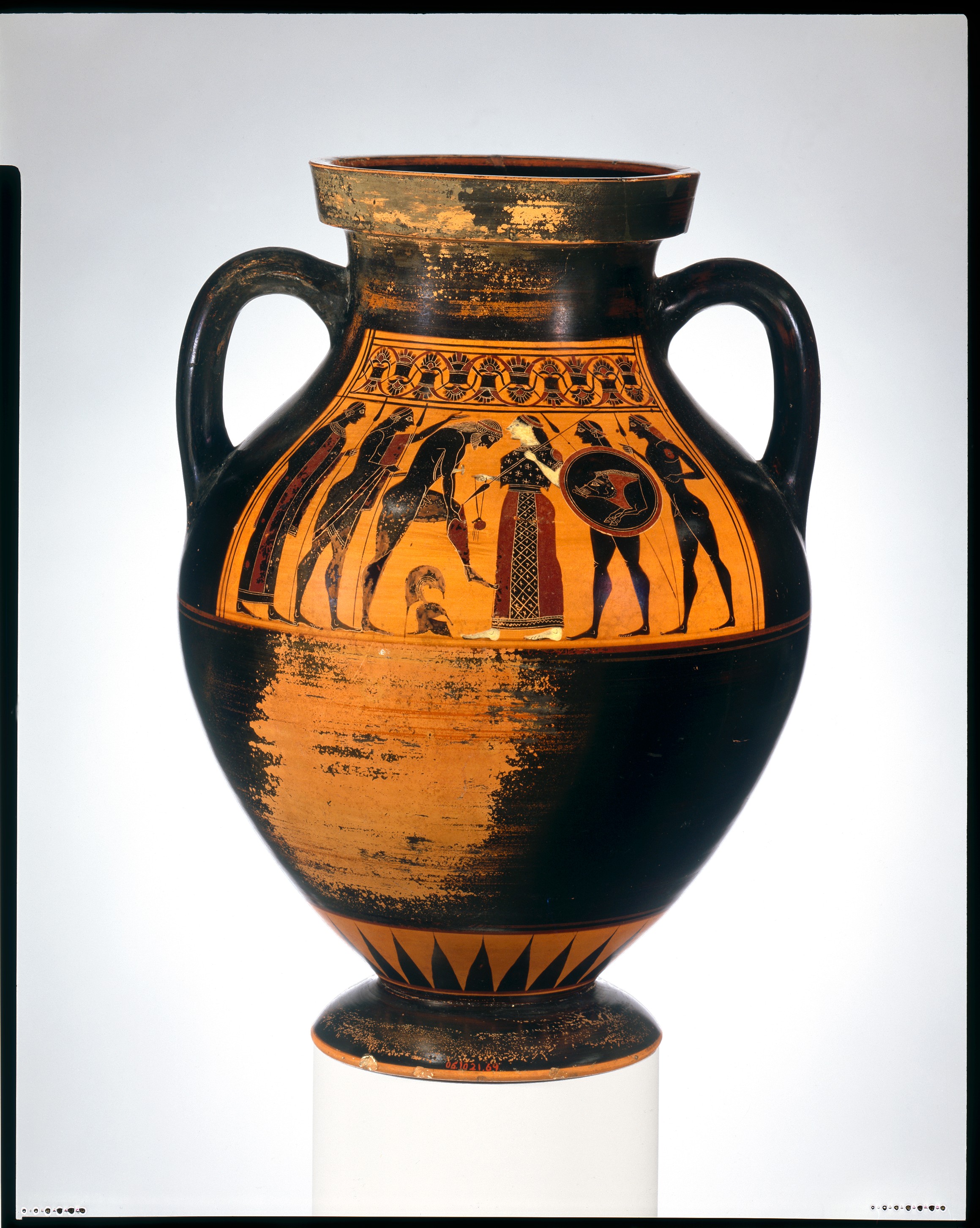 Attributed to the Amasis Painter Terracotta amphora (jar) Greek, Attic Archaic The