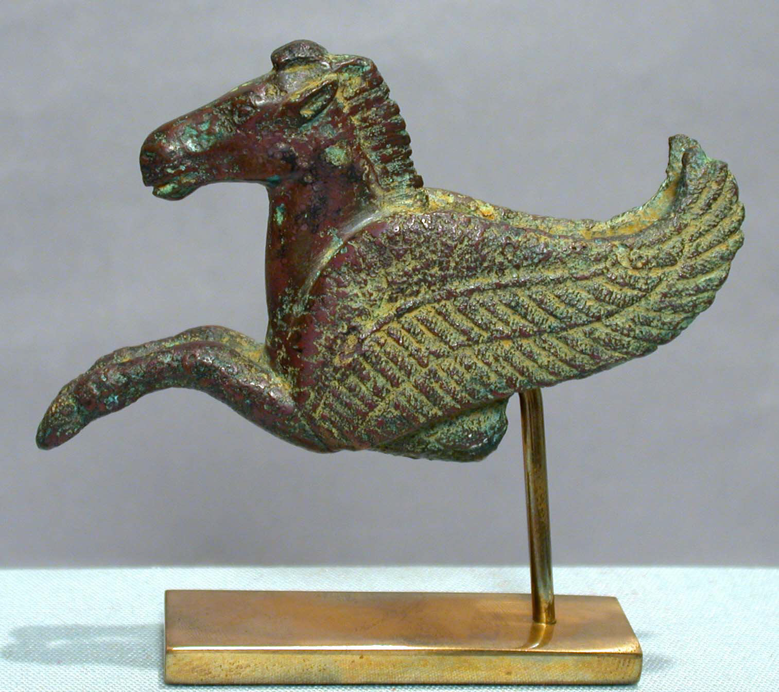 Forepart of a bronze winged horse | Greek | The Metropolitan Museum of Art