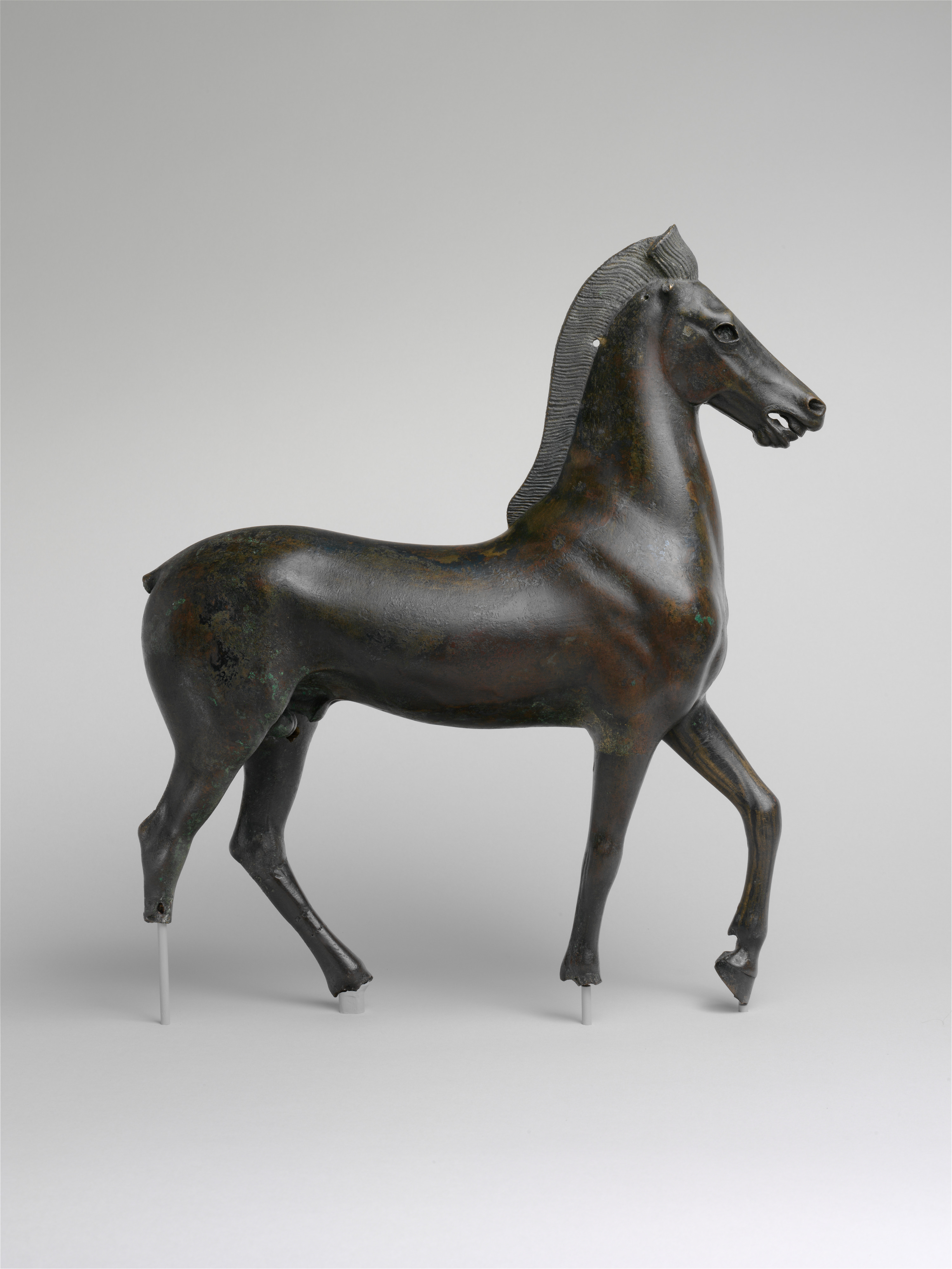 Bronze statuette of a horse, Greek, Late Hellenistic