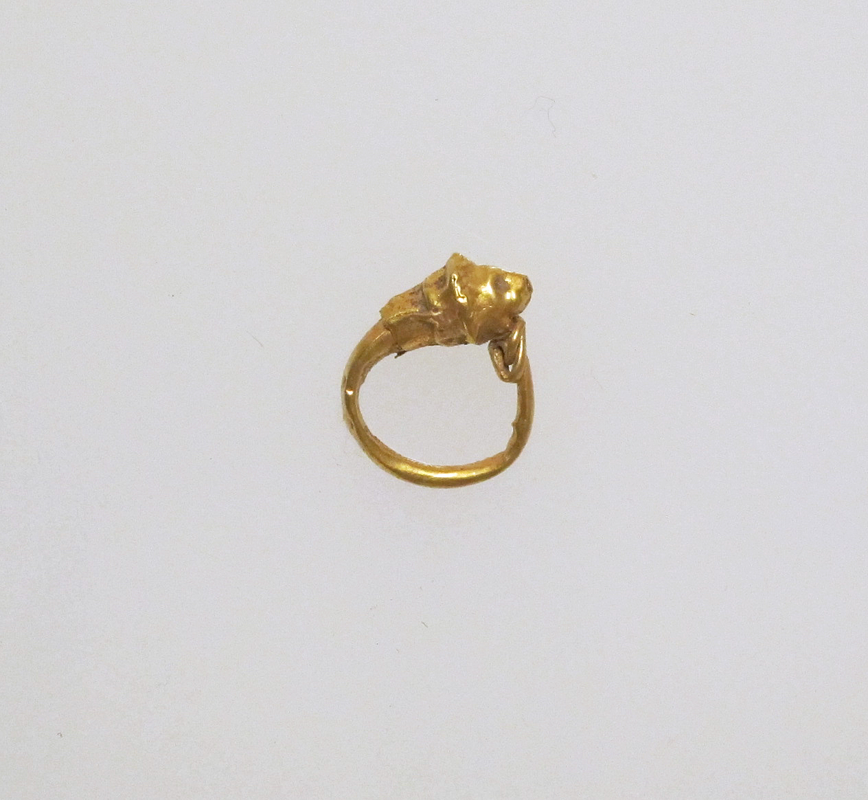 Earring with head of lion | Greek, South Italian, Tarentine | The ...