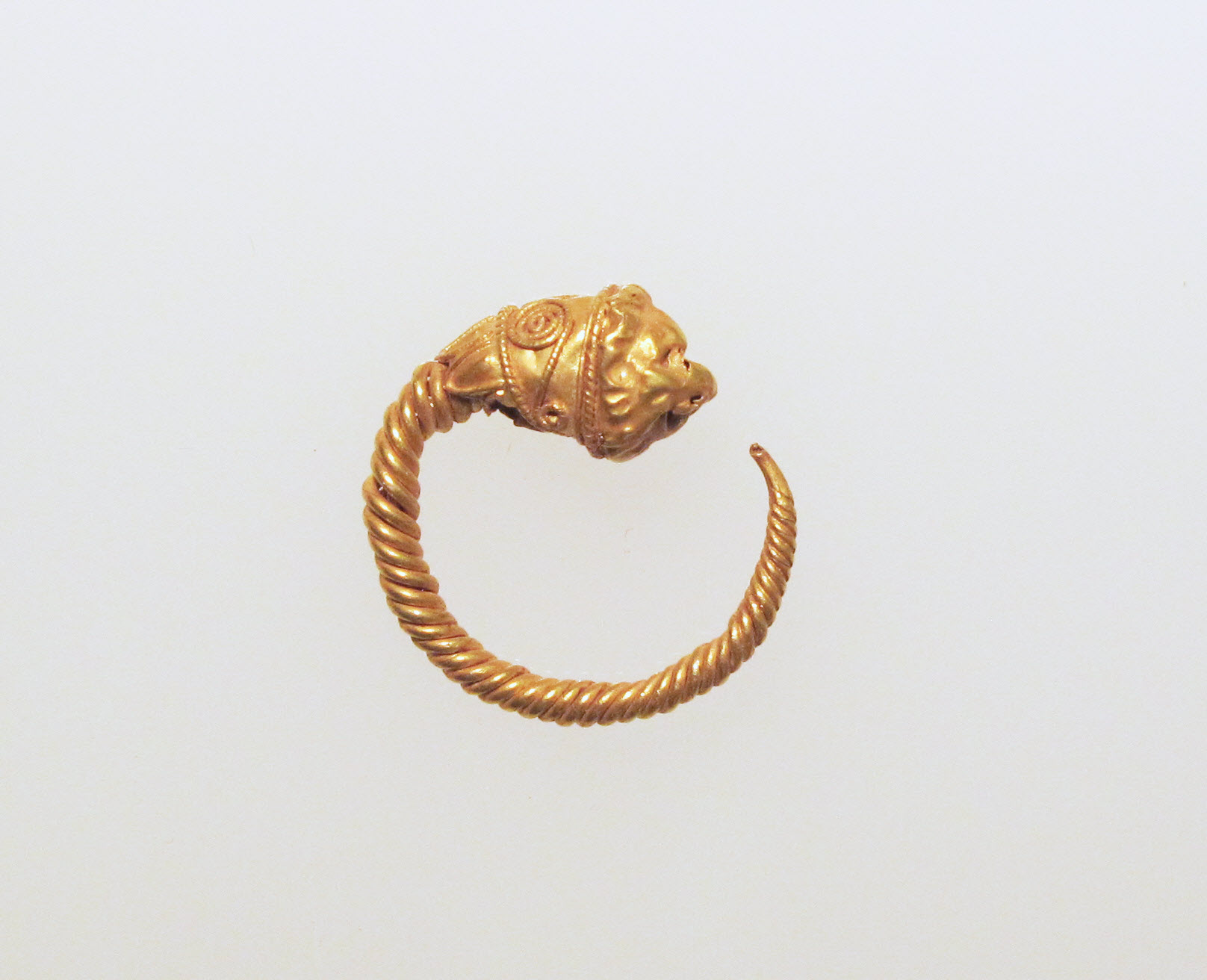 Gold Earring With Head Of A Lion | Greek | Classical Or Hellenistic ...