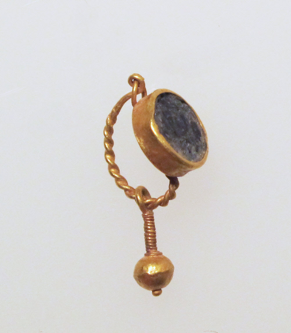 Earring with ball pendant and paste setting | Roman | Imperial | The ...