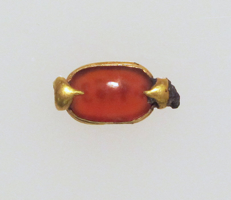 Ring bezel with scaraboid | The Metropolitan Museum of Art