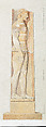 Reconstruction of the marble funerary  stele of Aristion, Variant B, Vinzenz Brinkmann, plaster cast, natural pigments in egg tempera
