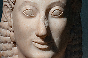 Reconstruction of the marble funerary stele of Phrasikleia, Vinzenz Brinkmann, Polymethyl metacrylate