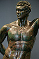 Reconstruction of the bronze statue from the Quirinal in Rome of the so-called Terme Ruler, Vinzenz Brinkmann, Bronze cast