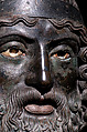 Reconstruction of bronze Riace Warrior A, Vinzenz Brinkmann, Bronze cast