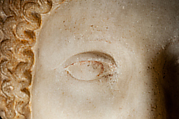 Reconstruction of a marble statue of the goddess Artemis from Pompeii, Variant A, Vinzenz Brinkmann, plaster cast, natural pigments in egg tempera
