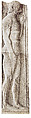 Reconstruction of the marble funerary  stele of Aristion, Variant B, Vinzenz Brinkmann, plaster cast, natural pigments in egg tempera