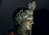Reconstruction of the bronze statue from the Quirinal in Rome of the so-called Terme Ruler, Vinzenz Brinkmann, Bronze cast