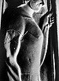 Reconstruction of the marble funerary  stele of Aristion, Variant B, Vinzenz Brinkmann, plaster cast, natural pigments in egg tempera