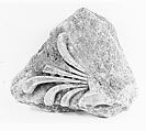 Marble architectural fragment with palmette from the Temple of Artemis at Sardis, Marble, Greek