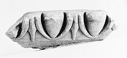 Marble fragment of an  Ionic column capital from the Temple of Artemis at Sardis, Marble, Greek or Roman