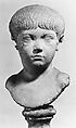 Marble portrait bust of a boy, Marble, Roman