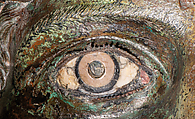 Reconstruction of bronze Riace Warrior A, Vinzenz Brinkmann, Bronze cast