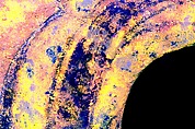Reconstruction of a marble finial in the form of a sphinx, Vinzenz Brinkmann, Cast from polymethyl metacrylate, natural pigments in egg tempera, gold foil, and copper