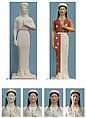Reconstruction of the marble funerary stele of Phrasikleia, Vinzenz Brinkmann, Polymethyl metacrylate