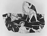 Fragment of a terracotta volute-krater (bowl for mixing wine and water), Painter of the Dublin Situlae, Terracotta, Greek, South Italian, Apulian