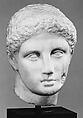 Marble head of a youth, Marble, Greek