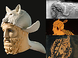 Reconstruction of bronze Riace Warrior A, Vinzenz Brinkmann, Bronze cast