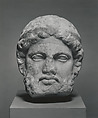 Marble head from a herm, Marble, Greek