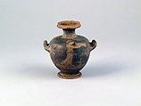Hydria, miniature, Terracotta, Greek, Attic