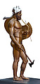 Reconstruction of bronze Riace Warrior A, Vinzenz Brinkmann, Bronze cast