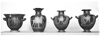 Alabastron, Attributed to the Bulas Group, Terracotta, Greek, Attic