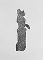 Bronze plaque of a woman, Bronze, Etruscan