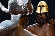 Reconstruction of bronze Riace Warrior A, Vinzenz Brinkmann, Bronze cast