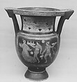Terracotta column-krater (mixing bowl), Painter of the Bari Orestes, Terracotta, Greek, South Italian, Apulian