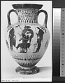 Neck-amphora, Painter of Oxford 213, Terracotta, Greek, Attic