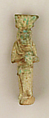 Faience amulet of Taweret ?, Faience, Egyptian