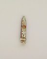 Faience wadj papyrus column, Faience, Egyptian