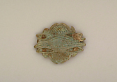 Faience Udjat eyes and papyrus clump, Faience, Egyptian