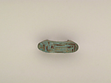 Faience cartouche ring, Faience, Egyptian