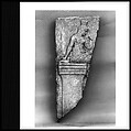 Fragment of a marble neo-Attic relief with Peitho, Marble, Pentelic, Roman