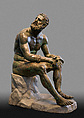 Reconstruction of the bronze statue from the Quirinal in Rome of the so-called Terme Ruler, Vinzenz Brinkmann, Bronze cast